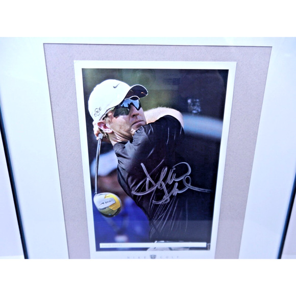 Signed David Duval Golfer Autographed Framed Matted Photo Nike PGA Champion VTG - Picture 6 of 9